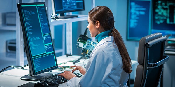 Person using Computer