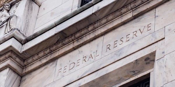 Picture of the front of the federal reserve building